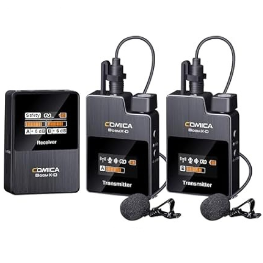 Compact Wireless Lapel Microphone System