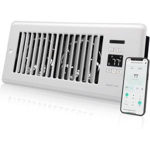 Register Booster Fan w/Thermostat & App