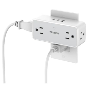 Multi Plug 4-Outlet Splitter w/USB