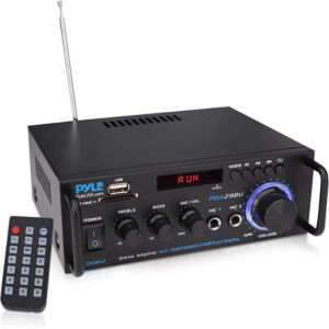 Pyle 200W Bluetooth Dual Channel Stereo Power Amplifier