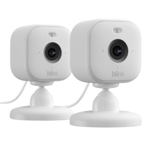 2-Pack Blink Mini 2 Plug-in Smart Security Camera w/Alexa
