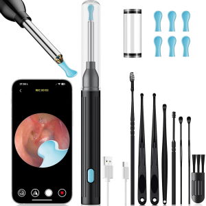Camera Ear Wax Removal Tool Kit w/HD Scope
