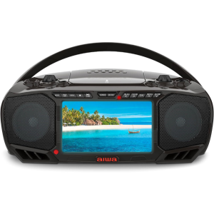 Aiwa CD/DVD Bluetooth Boombox w/ 7