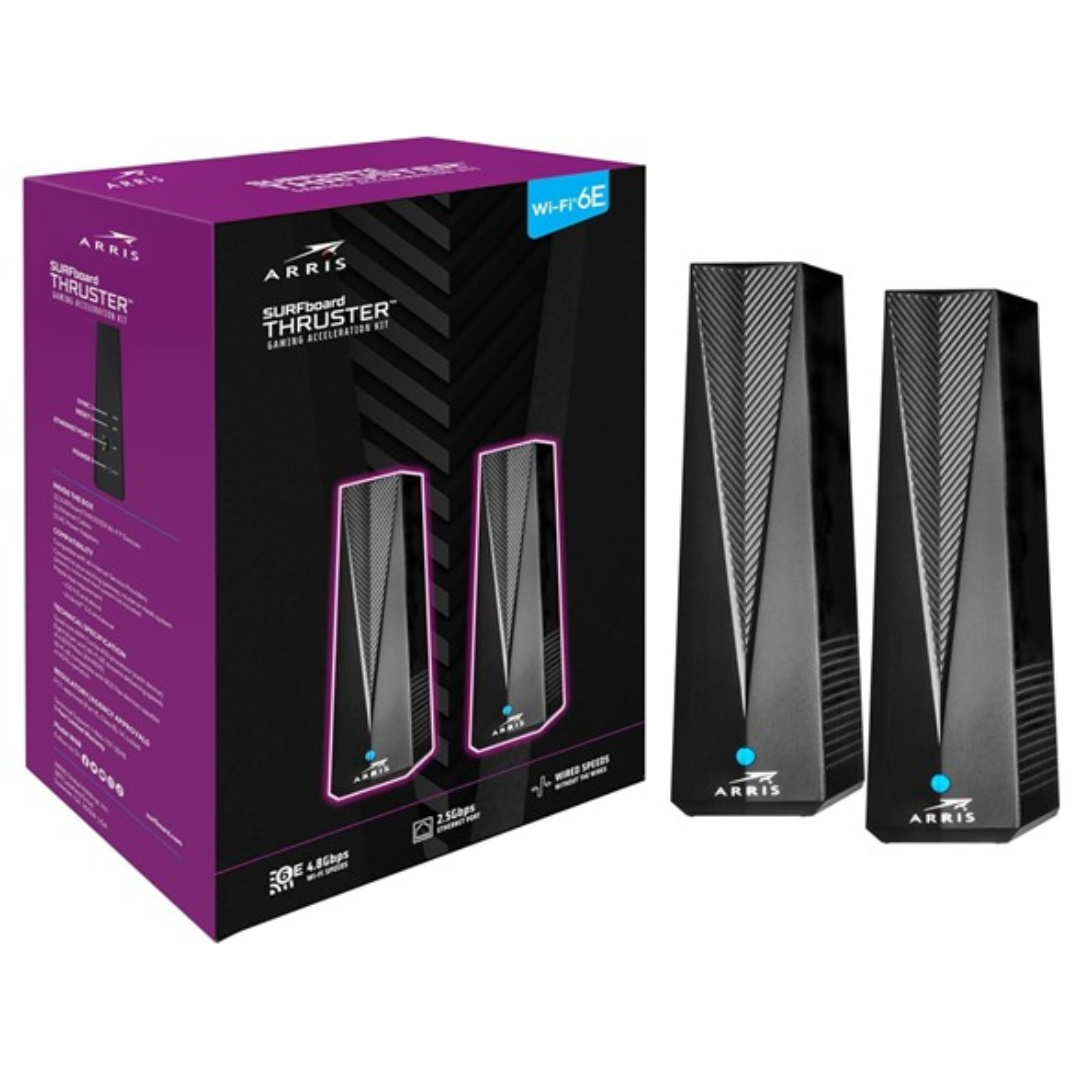 ARRIS Surfboard Thruster Wi-Fi 6E Gaming Router Kit