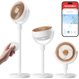 SwitchBot Smart Oscillation Pedestal Fan w/Remote & App