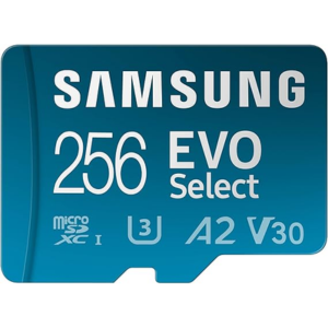 Samsung EVO Select 256GB microSDXC Memory Card w/Adapter