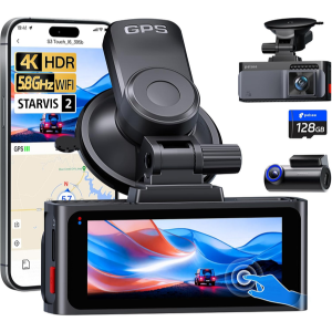 Pelsee S3 Touch 4K Dual Dash Cam