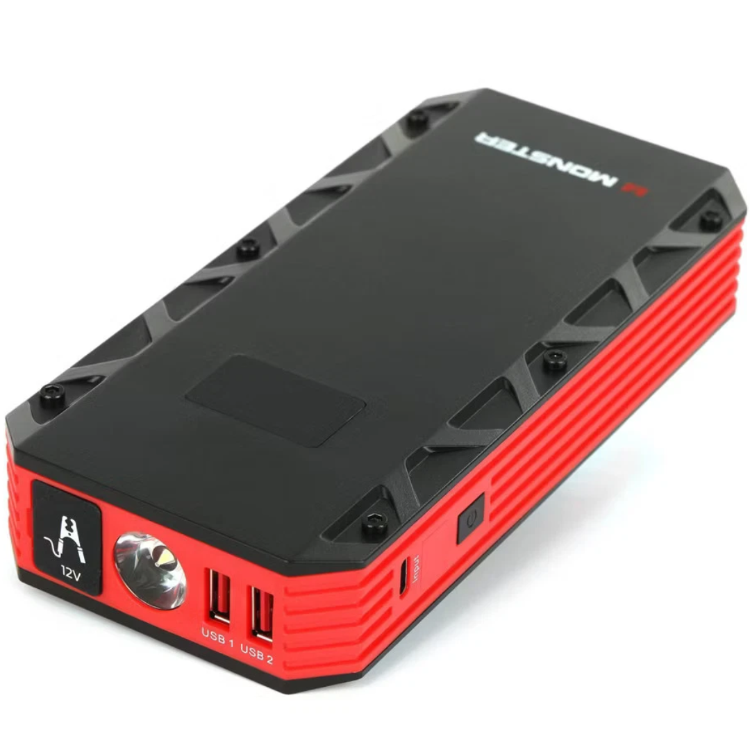 Monster 8000mAh Jump Starter w/ LED Light