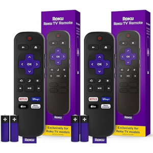 2-Pack Roku TV Remote Control