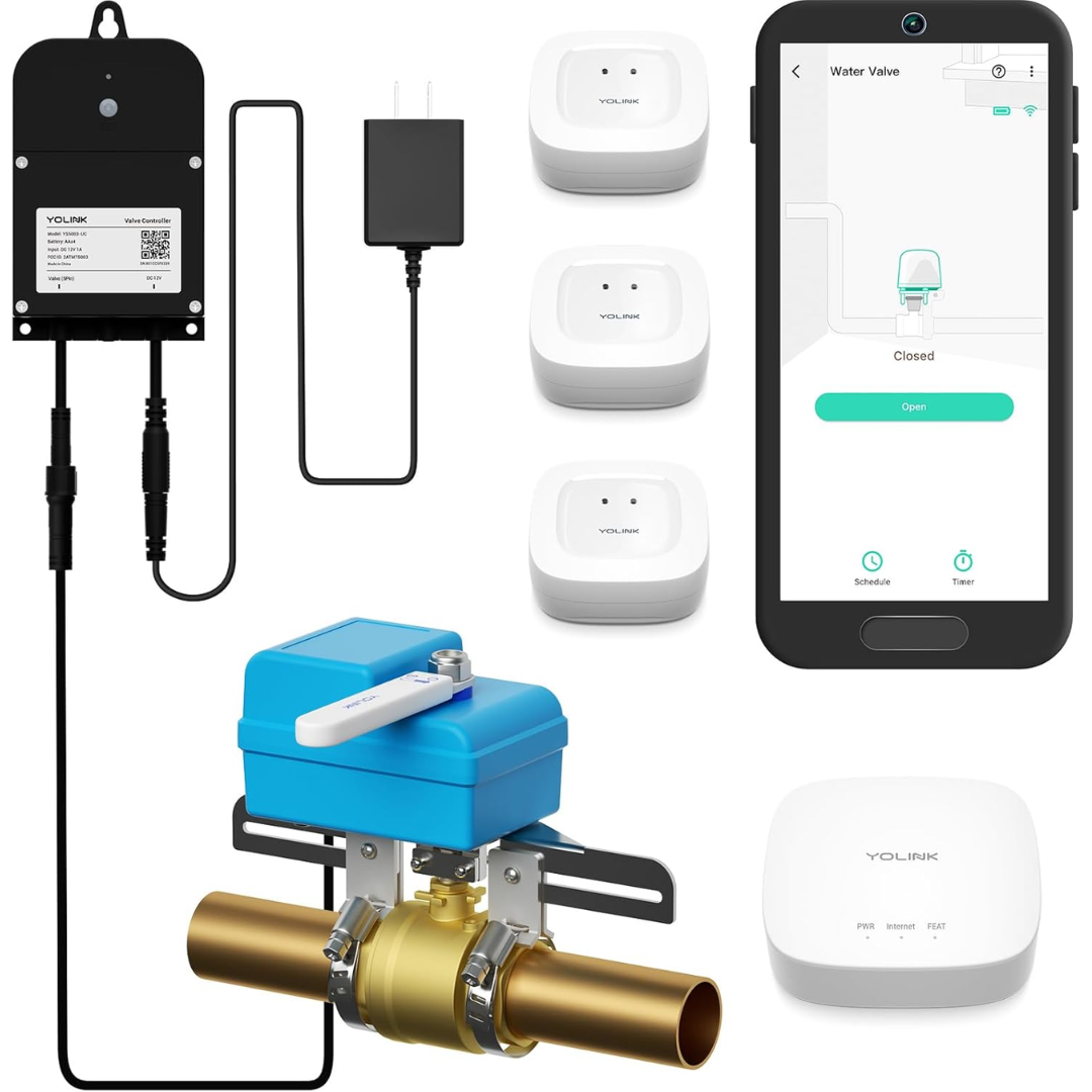 Automatic Water Leak Detection & Shut-Off Starter Kit