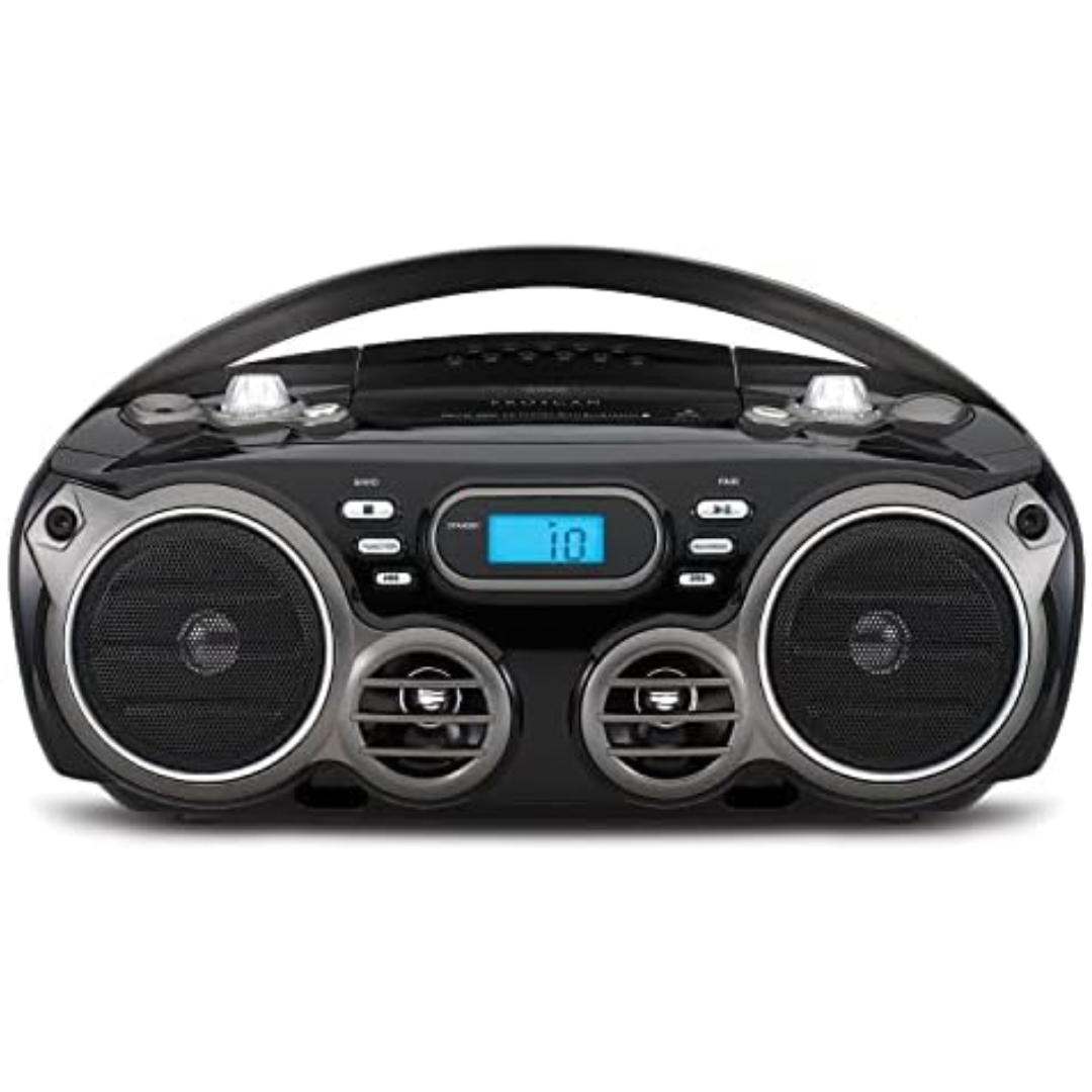 Proscan 6-Watt-RMS Bluetooth CD Boom Box