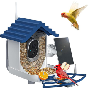 Smart AI Solar Bird Feeder w/Camera