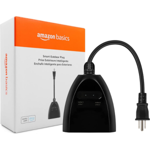 Amazon Basics Outdoor 2-Outlet Smart Plug w/Alexa