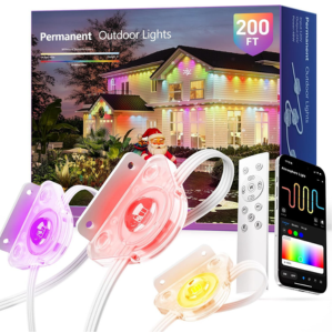 Permanent 200' Outdoor Smart LED Strip Lights