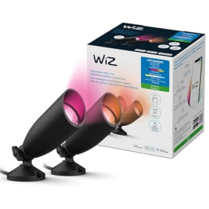 WiZ 2-Pack LED Color Changing Outdoor Spotlights