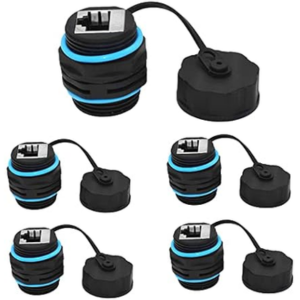 5-Piece Double Head LAN Coupler Adapter