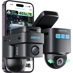 1080p 4G LTE Cellular Dual Dash Cam w/GPS
