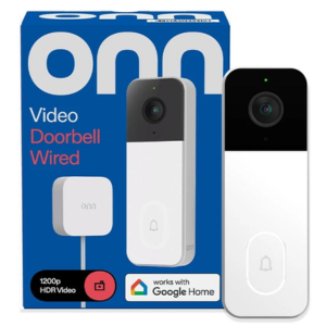 Onn. Wired Video Doorbell