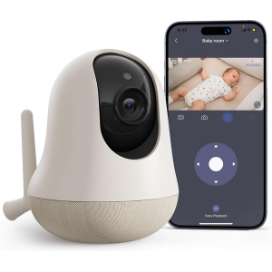 2K Smart WiFi Baby Monitor w/Camera & Audio