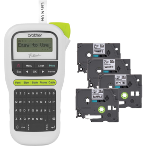 Brother P-Touch Label Maker w/4-Tapes