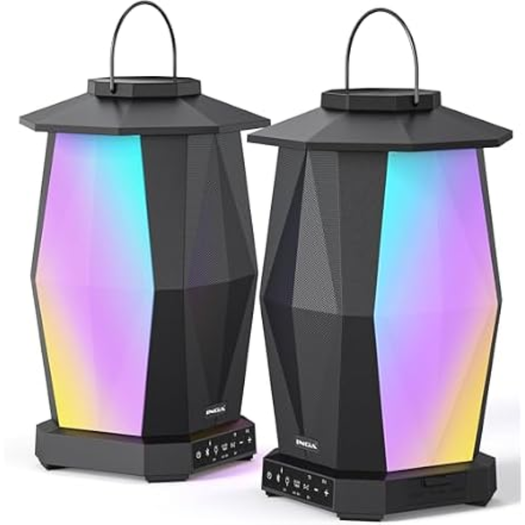 Waterproof 2-Pack Outdoor Bluetooth Speakers