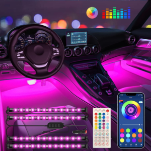 Car Interior RGB LED Lights w/App