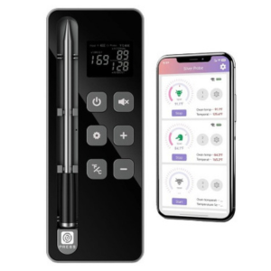 Smart WiFi Meat Thermometer w/App