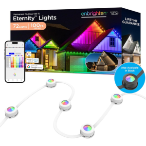 Enbrighten 100' Permanent RGBWIC Outdoor Lights w/App
