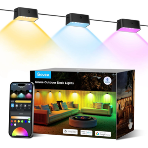 Govee 6-Pack Outdoor RGBIC LED Deck Lights w/App
