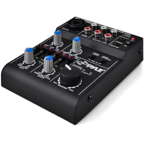 Pyle 5-Channel Rechargeable Portable Audio Mixer