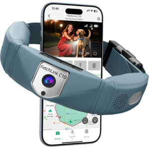 GPS Wireless Fence Dog Collar w/Camera