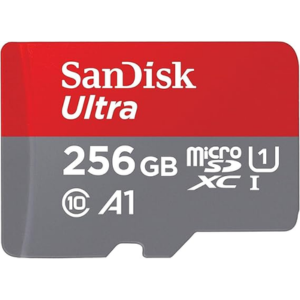 SanDisk 256GB Ultra microSDXC Memory Card w/Adapter