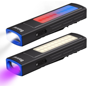 2-Pack Rechargeable EDC Flashlight