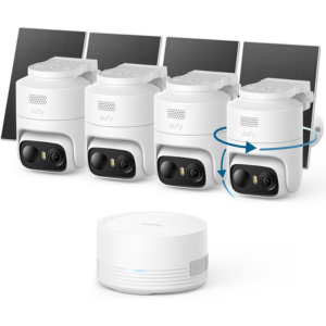 eufy 4-Pack 2k Wireless Solar Security Camera