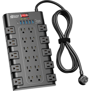 22-Outlet & 6-USB Surge Protector Power Strip