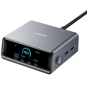 Anker 6-Port 250W GaN Prime USB C Charger
