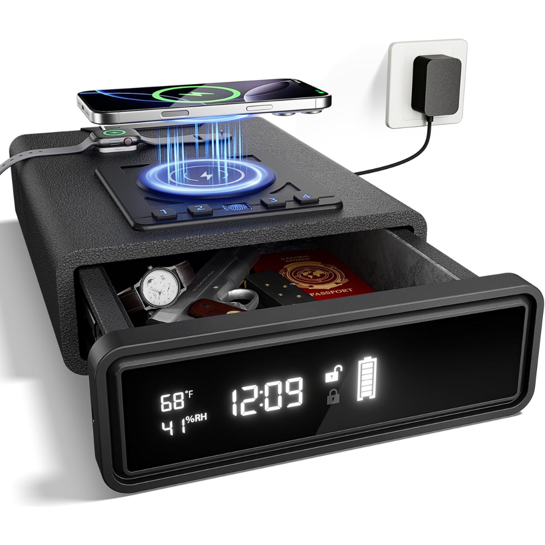 Biometric Wireless Charging Gun Safe