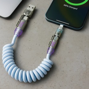 3P Experts Power Spring 4-in-1 240W Fast Charging Cablec