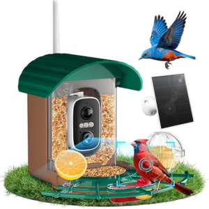 Smart AI Solar Bird Feeder w/Camera