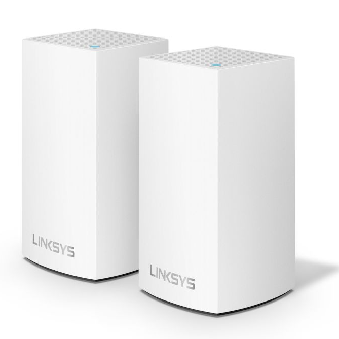 2-Pack Linksys Velop Tri-Band Wi-Fi Router