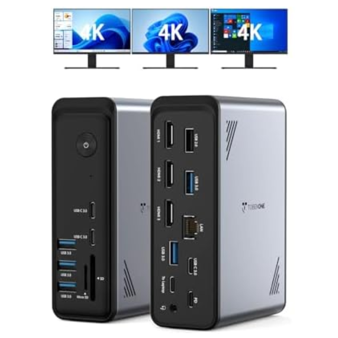 18-Port Laptop Docking Station