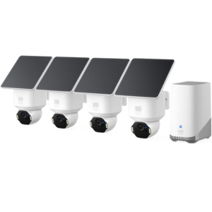 4-Pack Eufy 4K Solar Security Camera