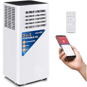 SereneLife 8,000 BTU Smart Portable Air Conditioner