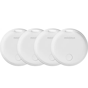Insignia 4-Pack iOS Apple Find My App Locator Tag