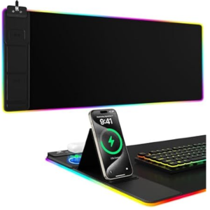 Wireless Charging RGB Gaming Mouse Pad