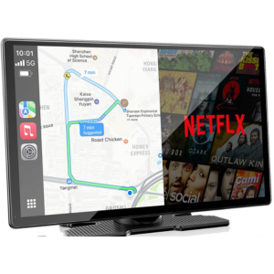 Volam 9'' Wireless Touch Carplay Screen w/Backup Camera & More