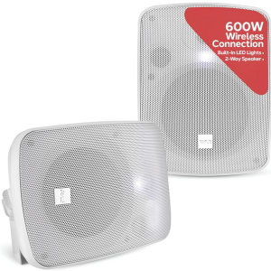 Pyle 600W Outdoor Bluetooth Speaker Pair