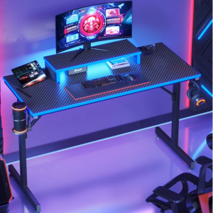 Bestier 42'' Gaming Desk w/Lights