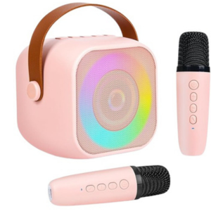 Bluetooth Karaoke Machine w/2 Mics