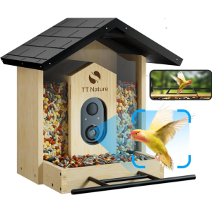 Smart AI Solar Bird Feeder w/Camera